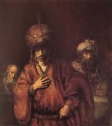 The Condemnation of Haman REMBRANDT Harmenszoon van Rijn